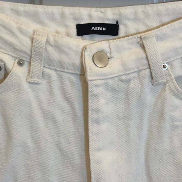 Woman’s Rare Size M Aerin White Jeans - Picture 3 of 9